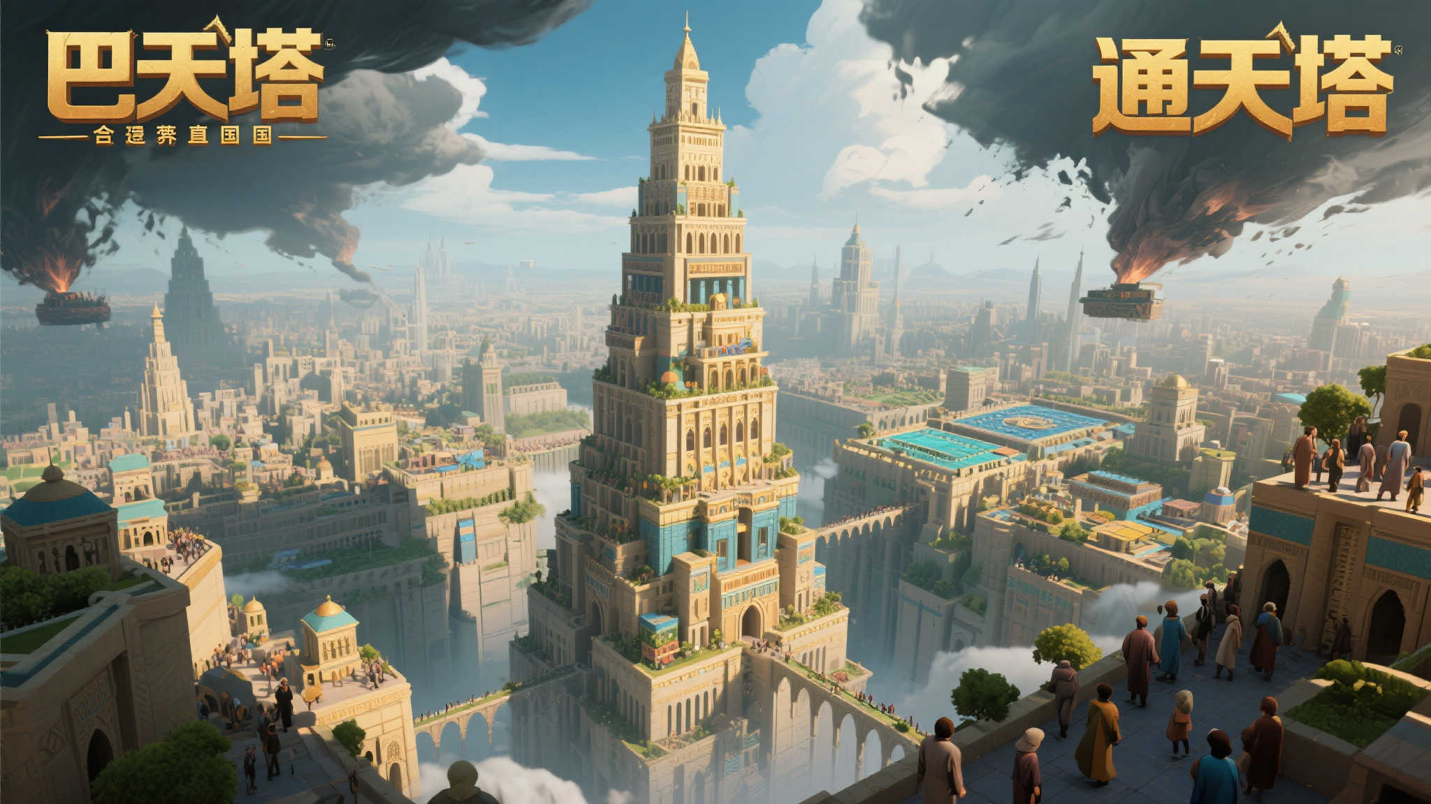 《巴别塔:垂直国度》城市建造新体验,试玩开启直指云霄! 《巴别塔 垂直国度》以“通天塔”为灵感,