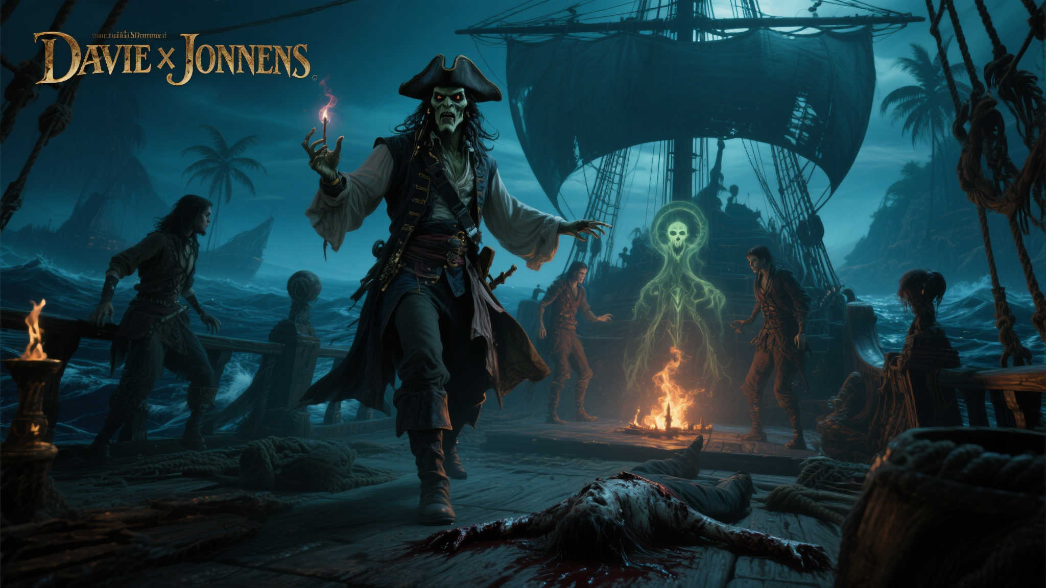 化身亡灵复仇！海盗冒险新作〈戴维 x 琼斯〉震撼来袭