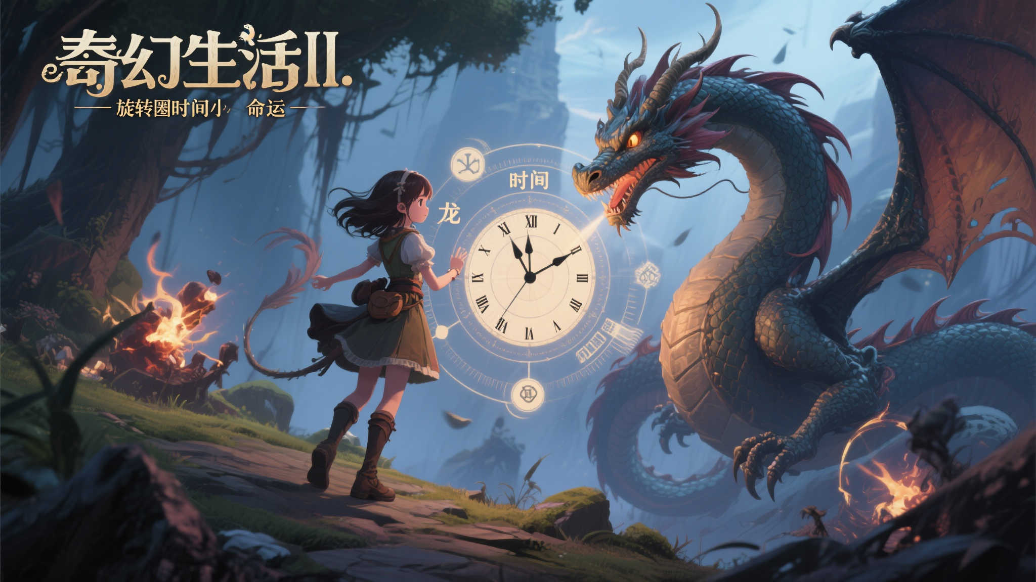 RPG力作《奇幻人生 i:旋转之龙与时间窃贼少女 《奇幻生活i:转圈圈的龙和偷取时间的少女