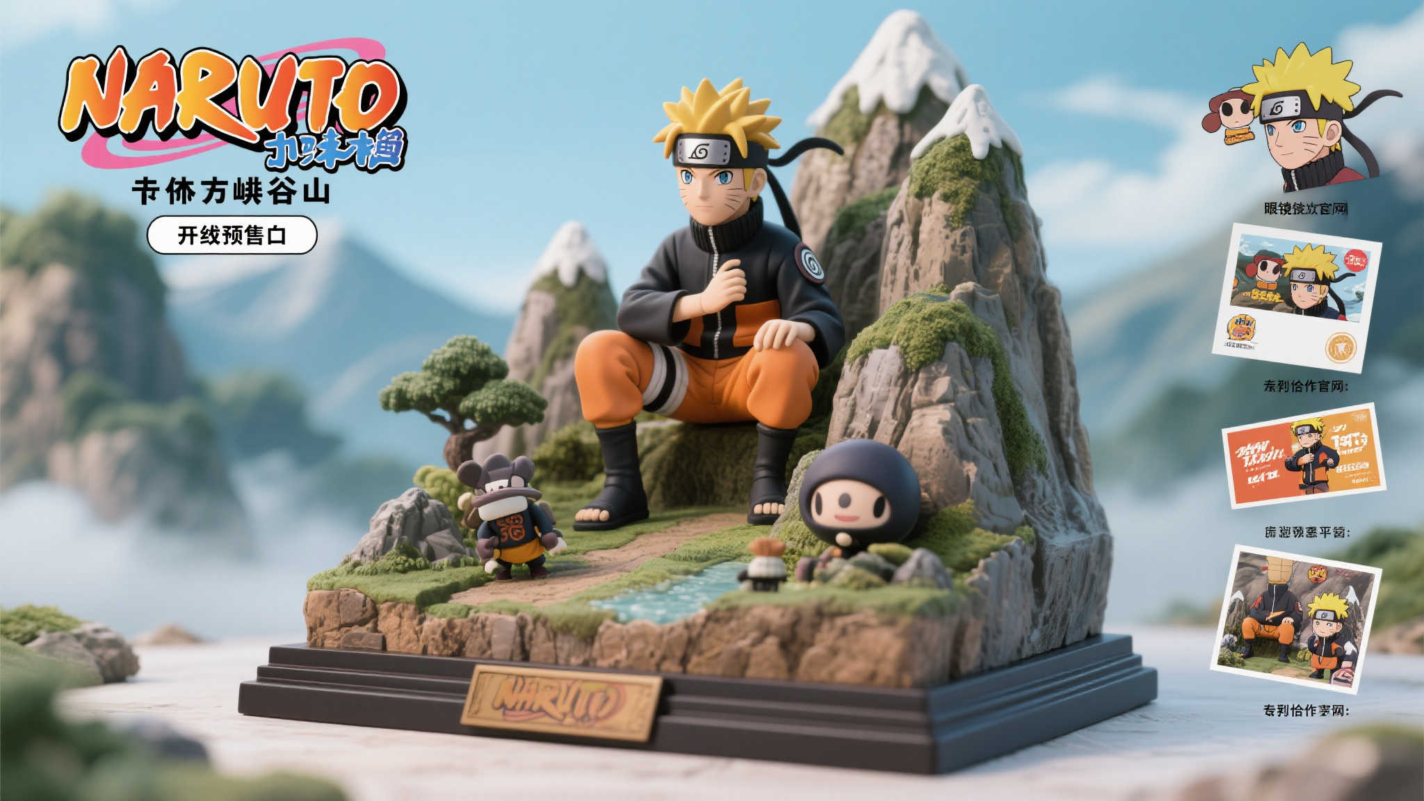“火影忍者经典再现!眼镜厂推出终末之谷石像限定收藏品!” 对于想要入手这款火影忍者終末之 vall